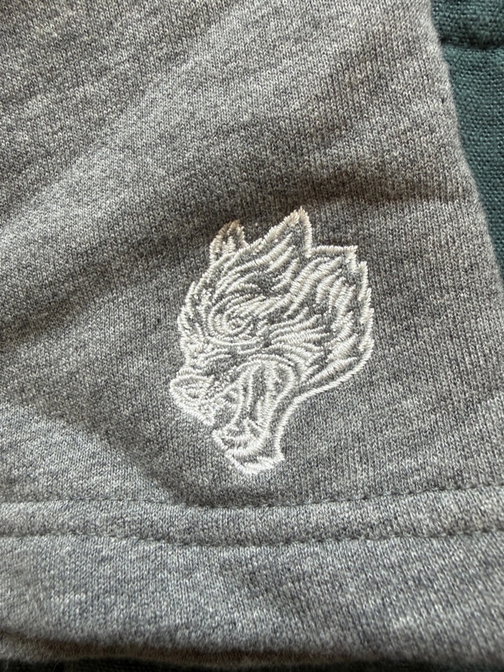 DarcSport Like New Dual Patch Lounge Sweat Shorts in Grey Medium 371/1000 - Picture 5 of 12